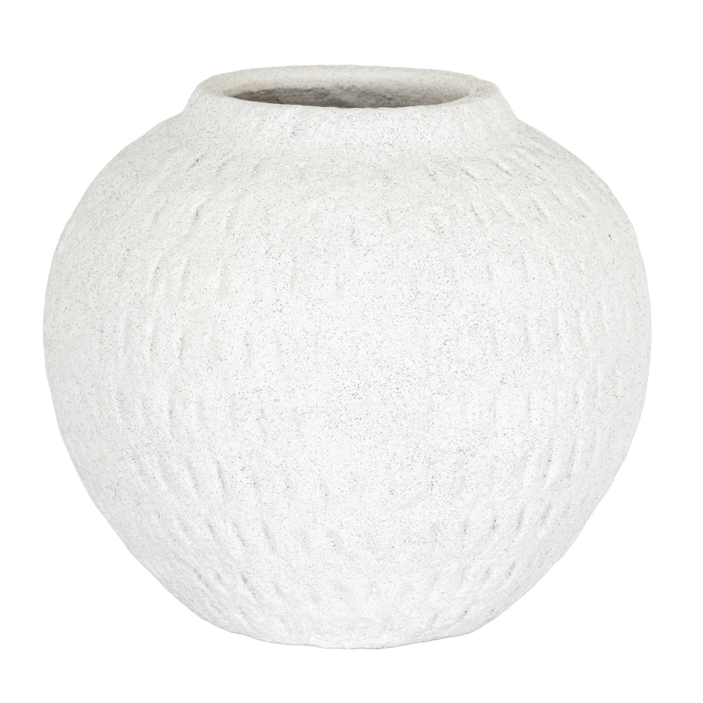 Ashen Medium Round Vase — main product view