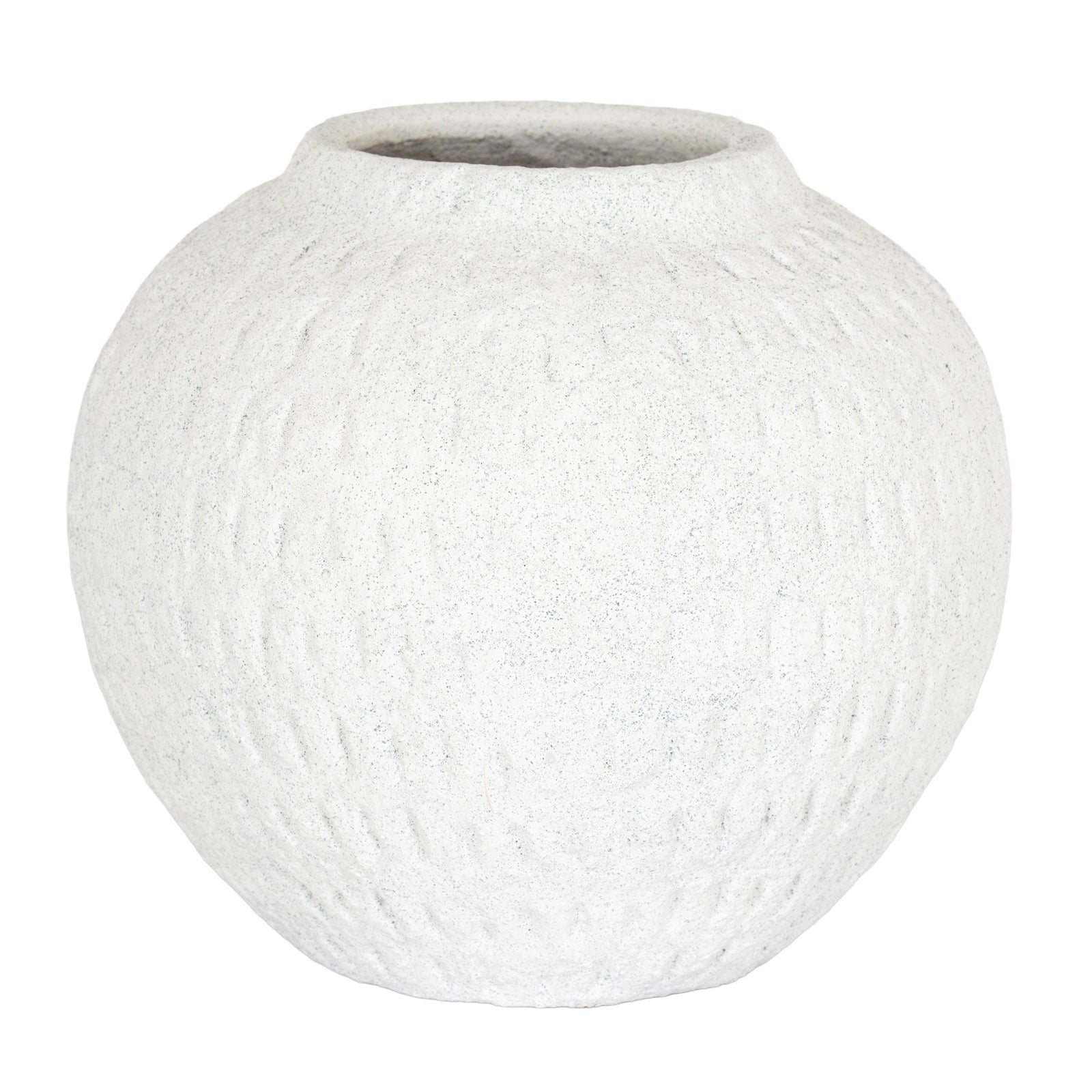 Ashen Medium Round Vase — main product view