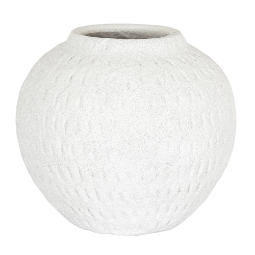 Ashen Medium Round Vase — main product view