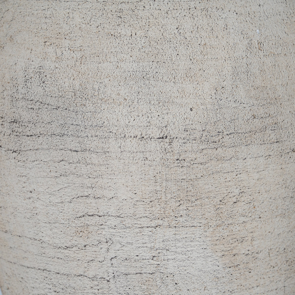 Morrow Large Vase — detail close-up cream ceramic