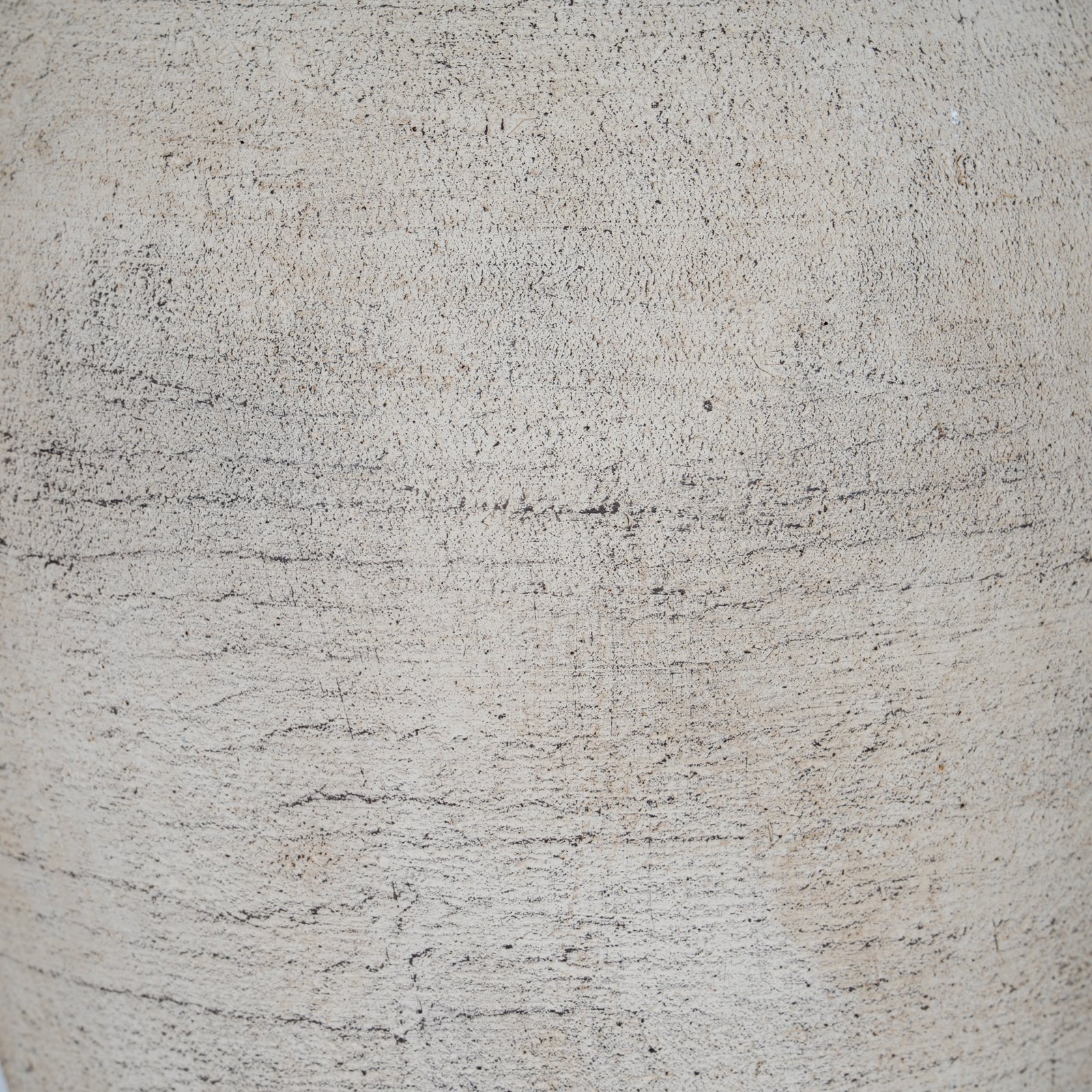 Morrow Large Vase — detail close-up cream ceramic