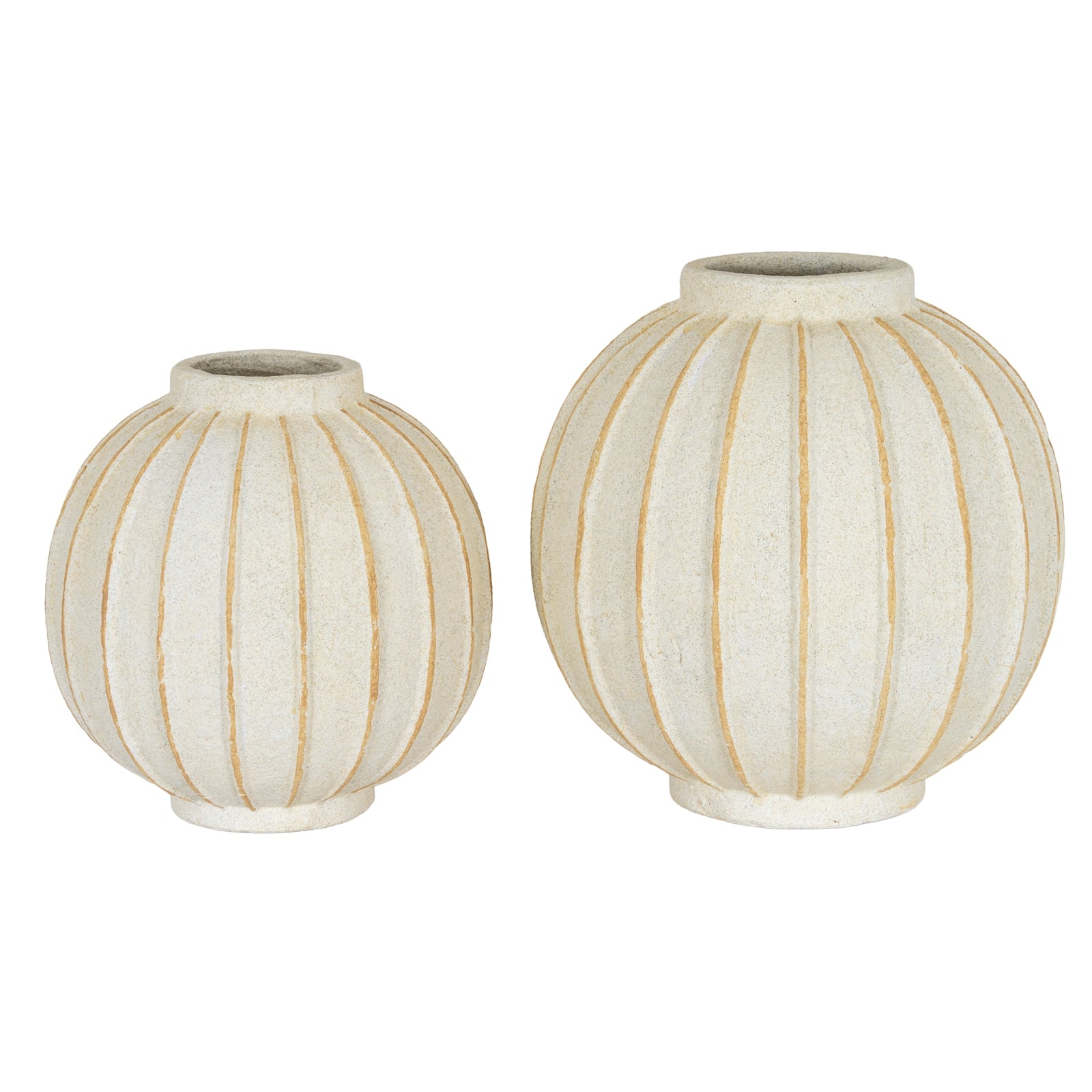 Grove  Globe Vase — alternative angle white ceramic