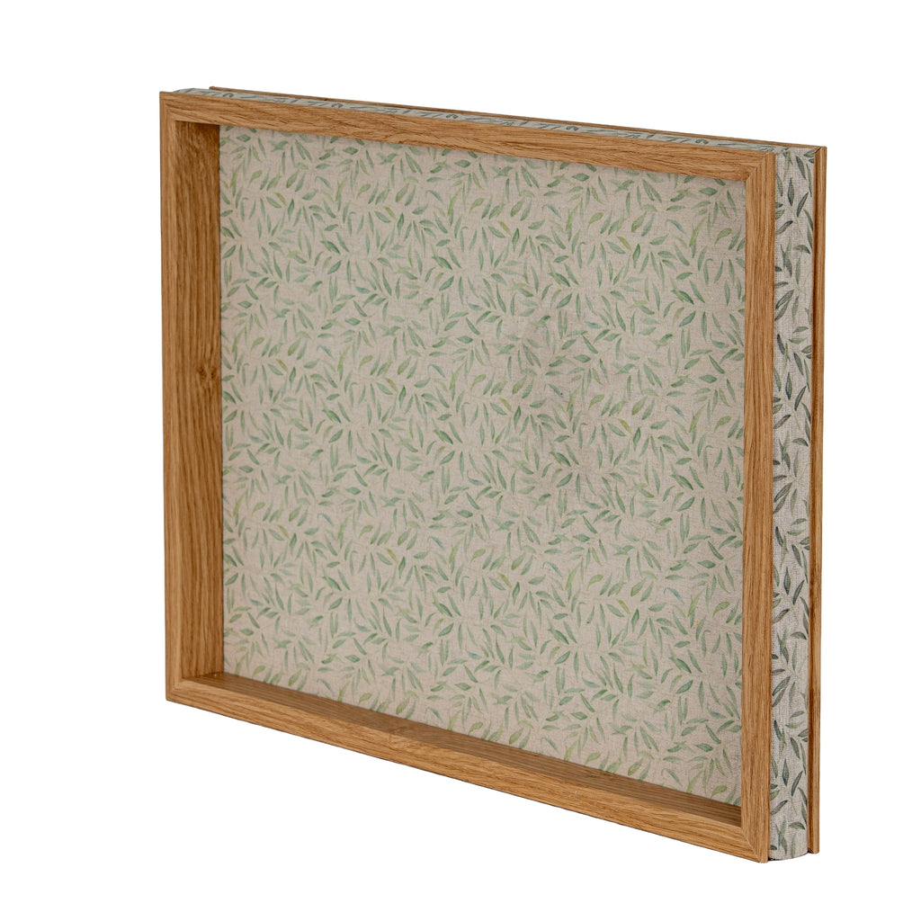 Drom Rectangular Tray — detail close-up brown wood