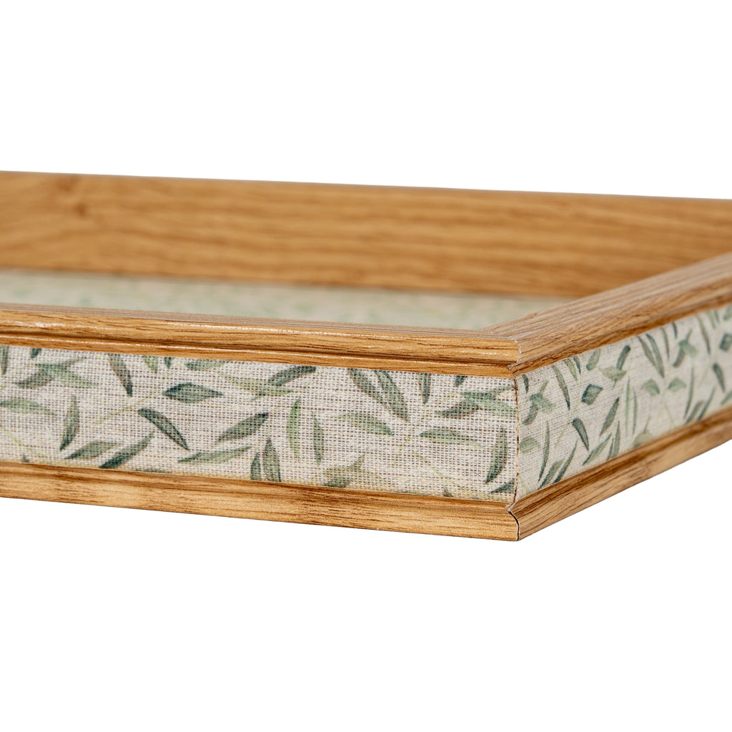 Drom Rectangular Tray — alternative angle brown wood