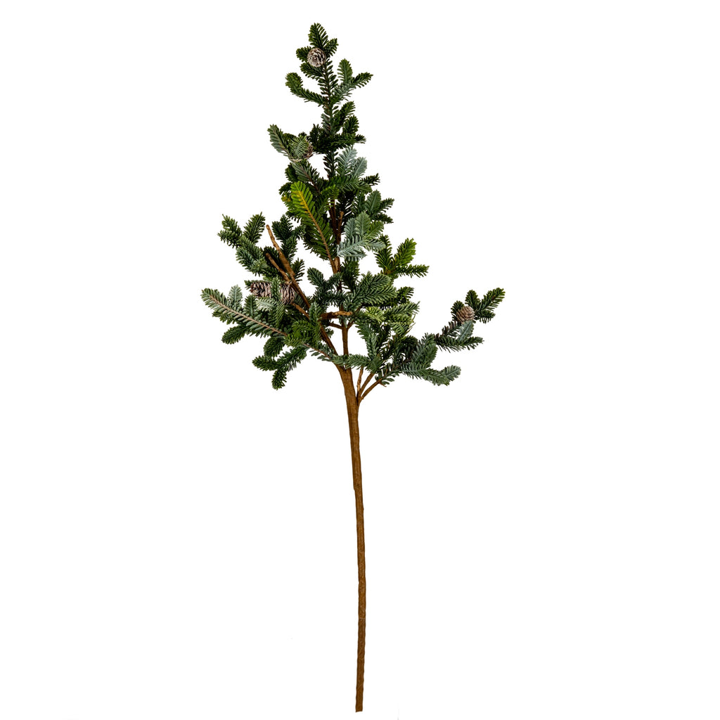 Woodland Pine Teardrop Swag With Pinecones