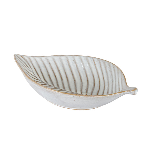 Alora Ceramic Elm Leaf Large Dish, main product view