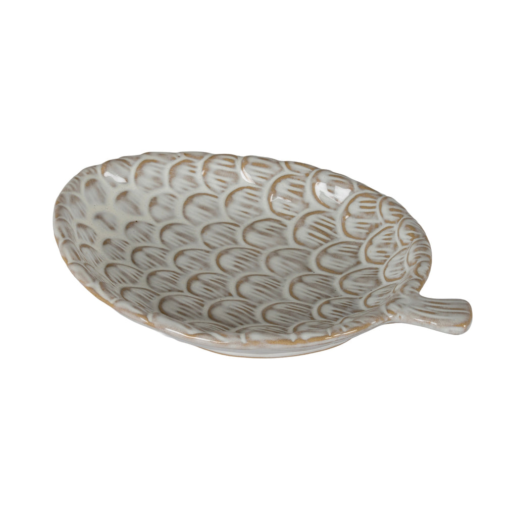 Alora Ceramic Pinecone Medium Dish, main product view