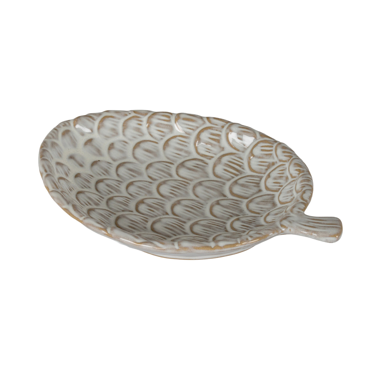 Alora Ceramic Pinecone Medium Dish, main product view