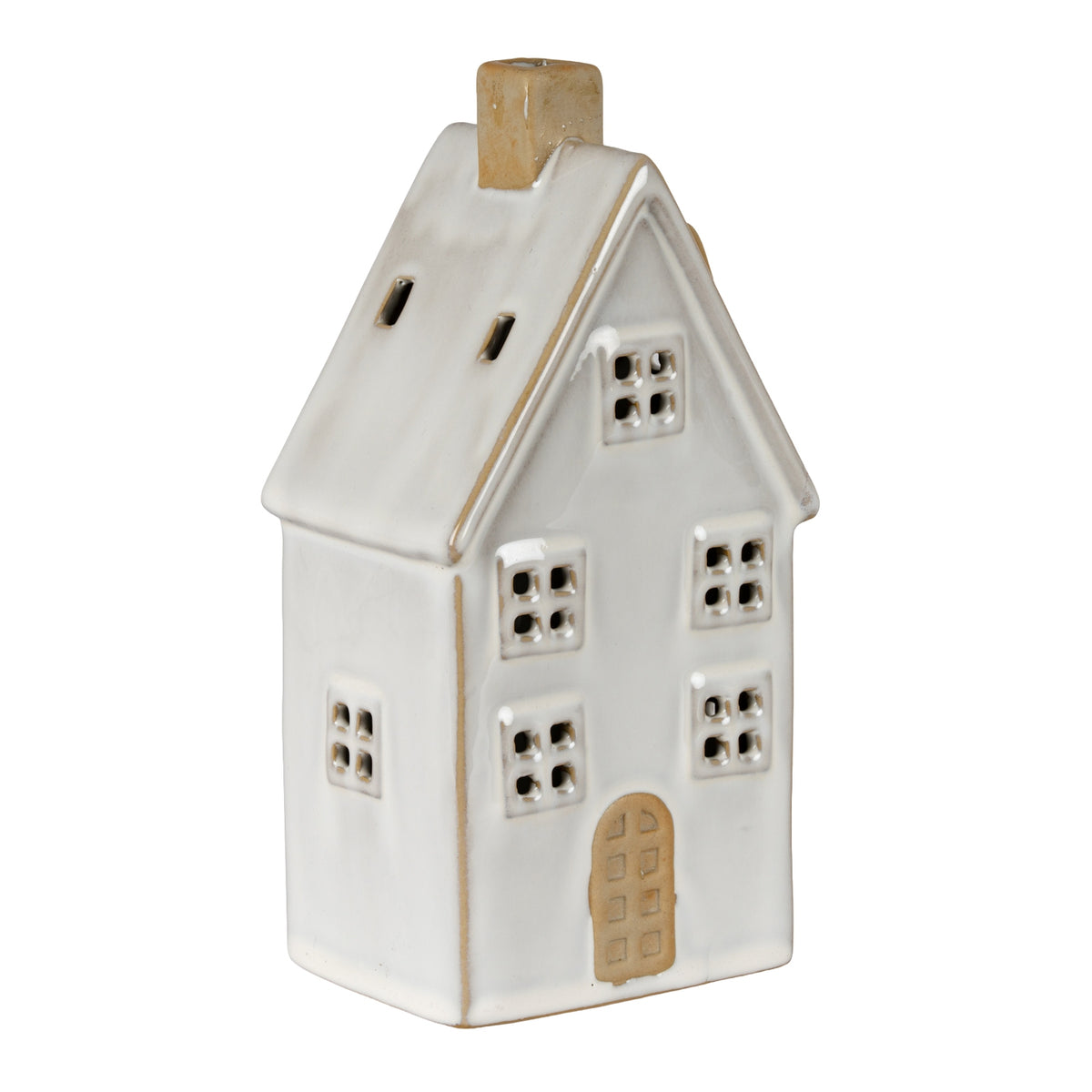 Alora Ceramic Large Townhouse With LED Light, alternative angle
