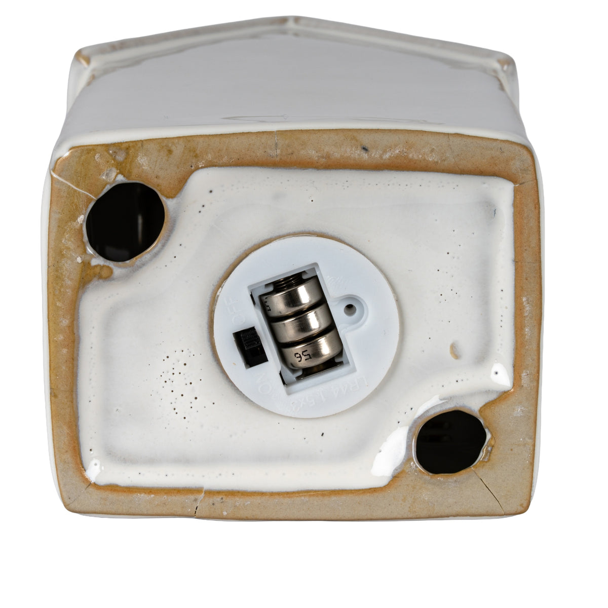 Alora Ceramic Large Townhouse With LED Light, side view