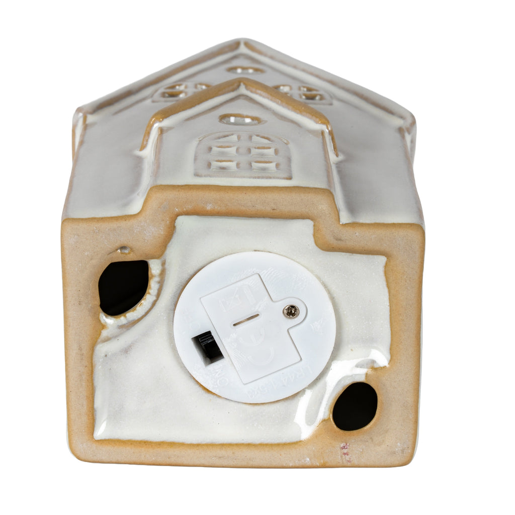 Alora Ceramic Large Townhouse With LED Light, view 5