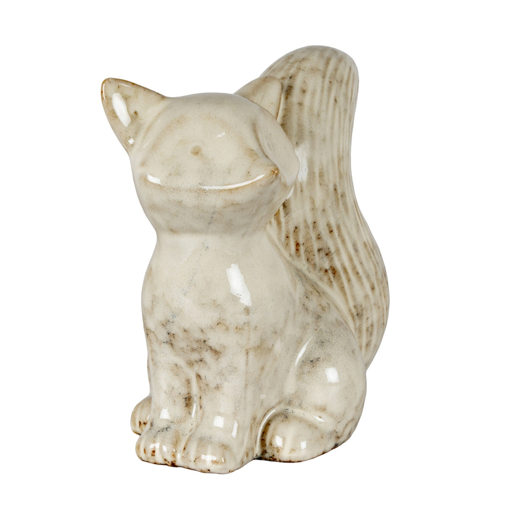 Alora Ceramic Fox Looking Left, alternative angle