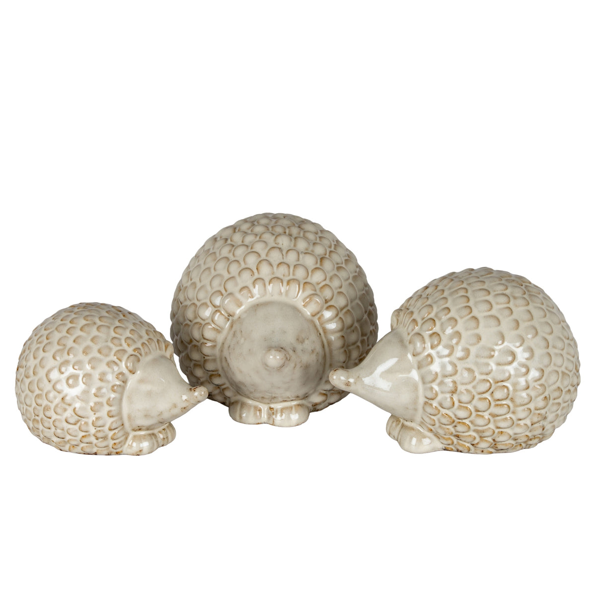 Alora Ceramic Large Hedgehog, side view