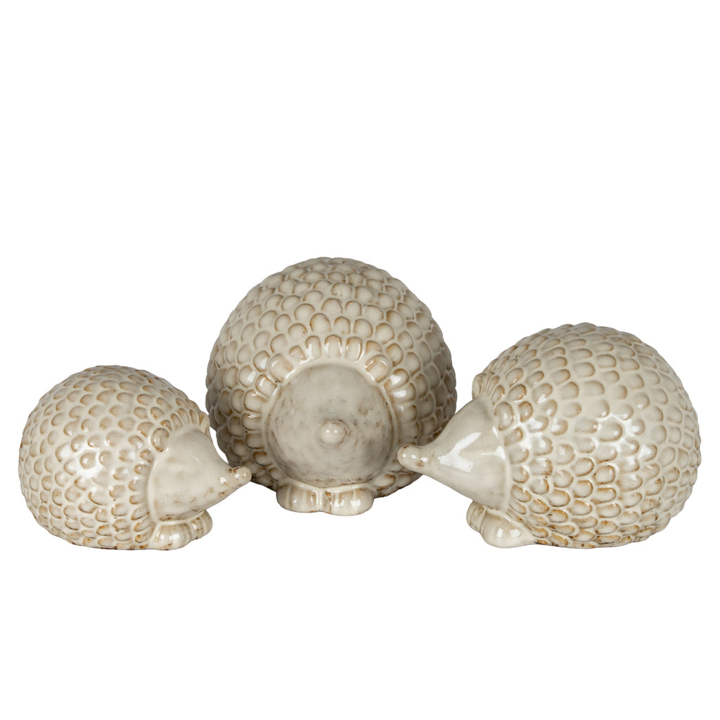 Alora Ceramic Round Small Hedgehog, side view