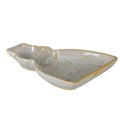 Alora Ceramic Snowman Dish, main product view