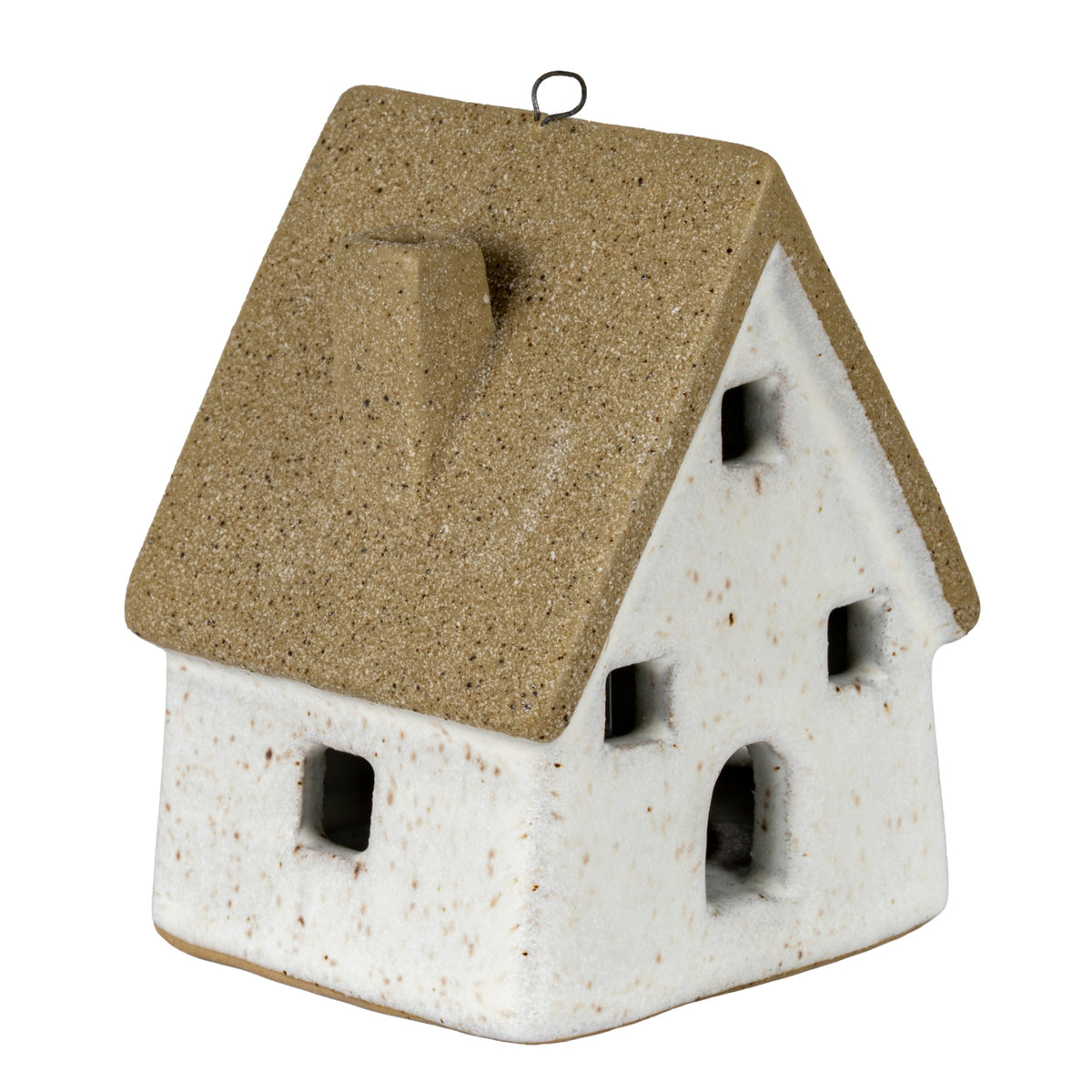 Alora Ceramic Large Town Cottage With LED Lights, alternative angle