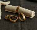 Tyra Brass Napkin Rings - Set of 4