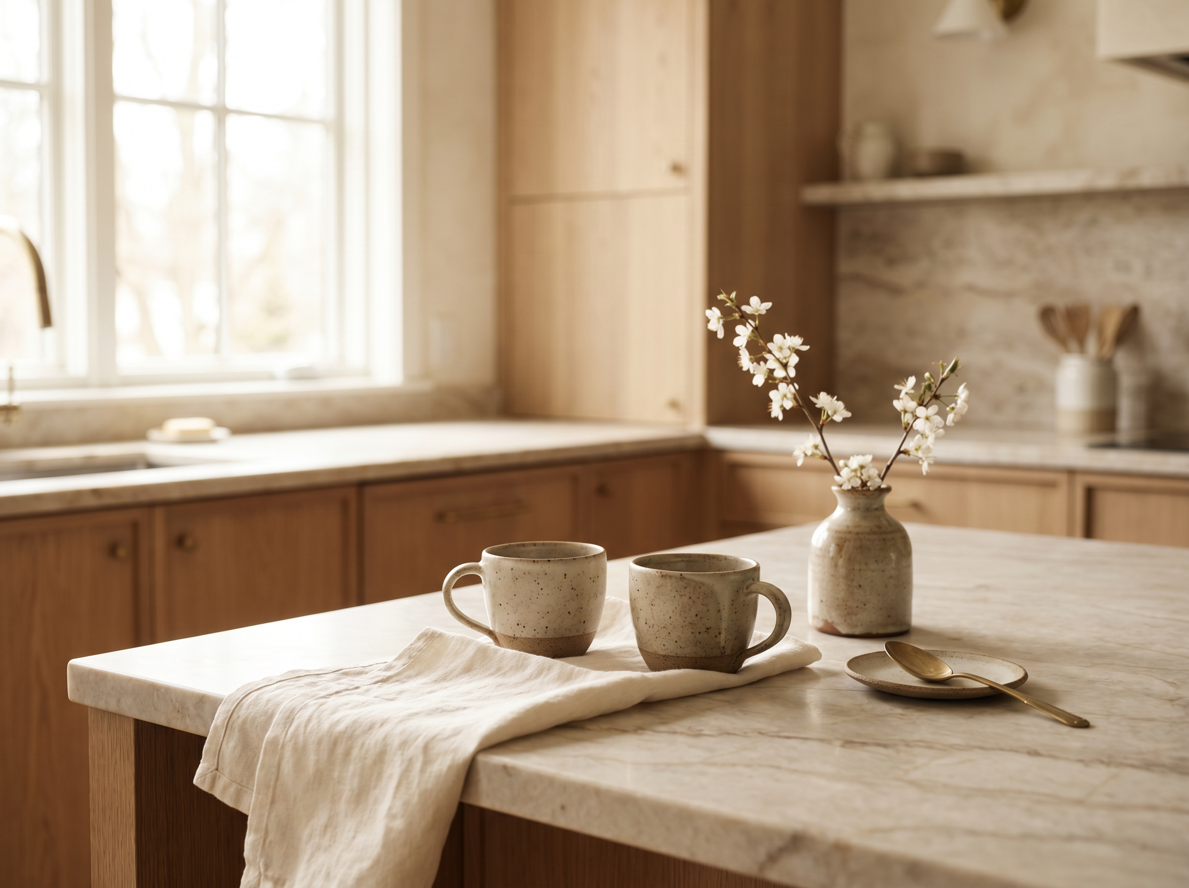 Maison Delicious — soft morning kitchen