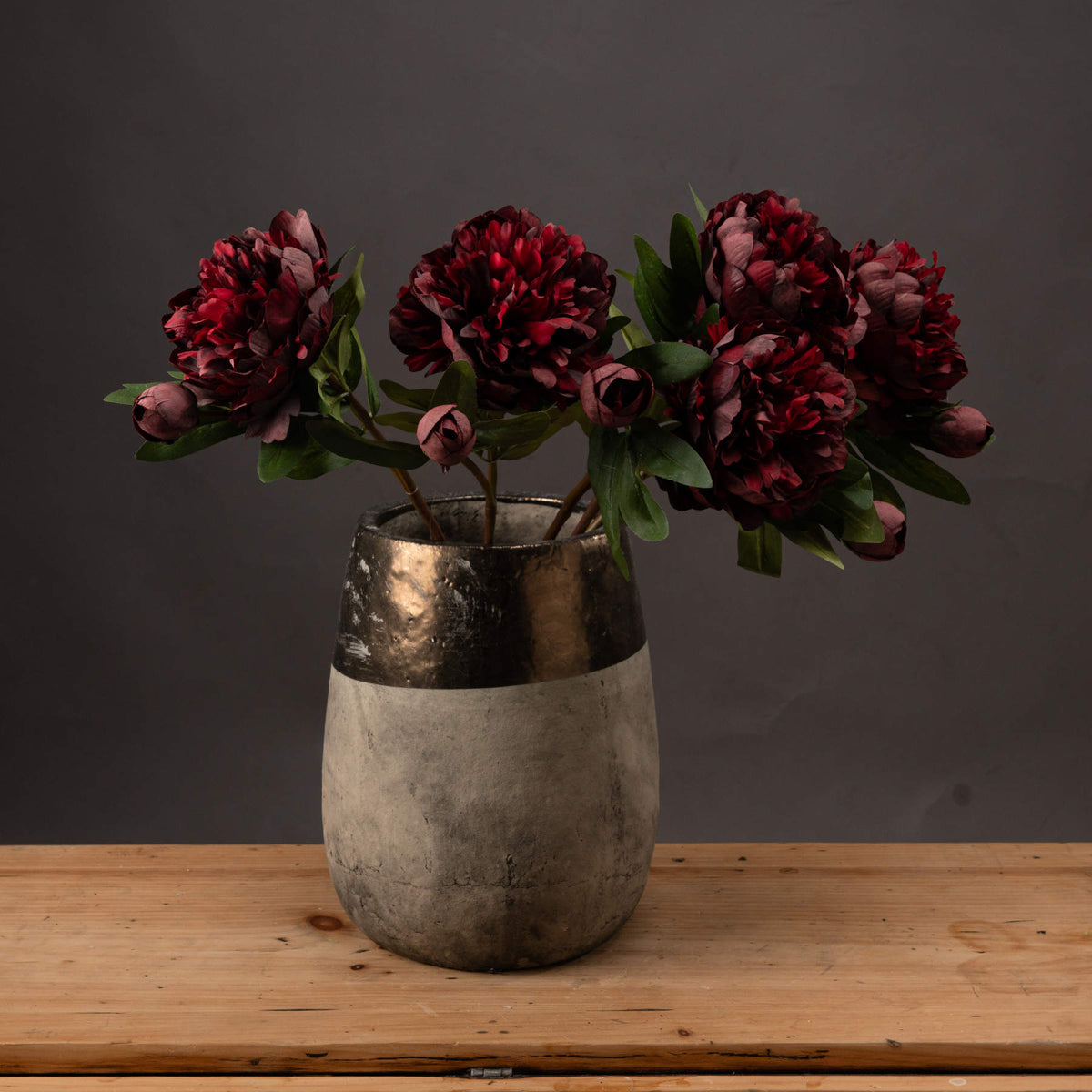 Burgundy Peony Rose stems included in The Nocturne Burgundy Bouquet